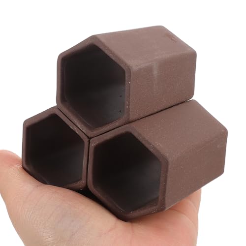 Beaupretty Aquarium Pottery Shrimp Breeding Tube Hideaway Pipe with Spawning Cave for Fish Tank Shrimp Hiding Habitat Decoration