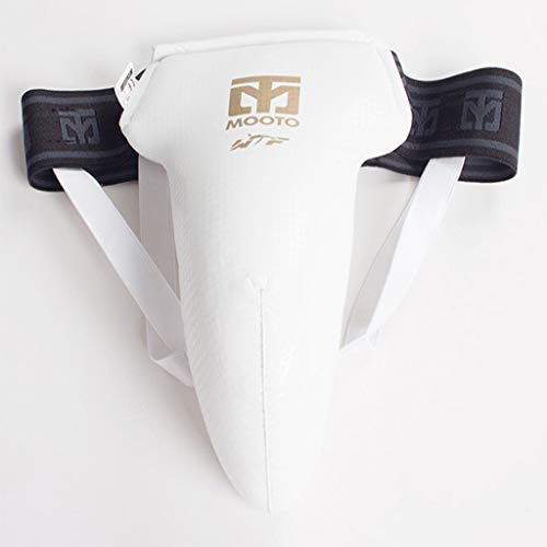 MOOTO Extera Male Groin Guard WTF Approved Protector Taekwondo TKD MMA (S(4.39-4.98ft or 134-152cm))