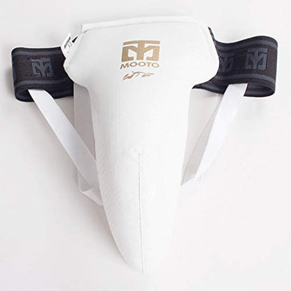 MOOTO Extera Male Groin Guard WTF Approved Protector Taekwondo TKD MMA (S(4.39-4.98ft or 134-152cm))