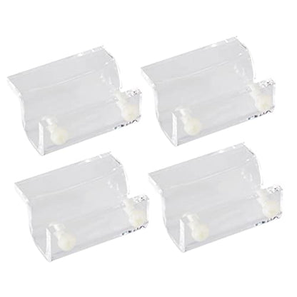 BESPORTBLE 12pcs Acrylic Fish Tank Cover Support Bracket Fixed Tool for Open Rib Aquariums Holder for Turtle Tanks Pet Boxes Compatible Thick