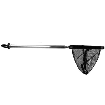Stainless Steel Fishnet Square Extendable Fish Net High Density Fishnet Applicable to Aquarium Black 1 Pcs Attractive and Fashion