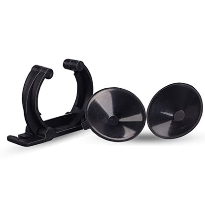No Drill Heater Holder Clips | Strong Suction Cup Mount for Aquarium Heating Rods and Pipes