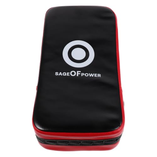 Curved Kickboxing Training Pad for Boxing and Taekwondo, Red