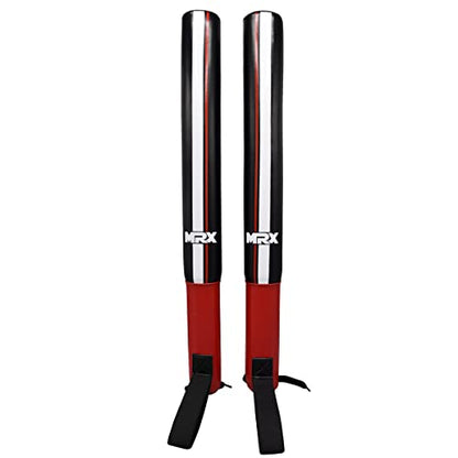 MRX MMA Boxing Training Striking Sticks Padded Pair Boxing Focus Precision Sticks Punch Speed Training Hand Target Ideal for Martial Arts, Muay Thai - color: Black Red