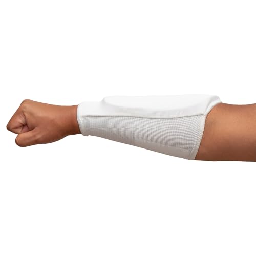 ProForce II Martial Arts Forearm Guard (White) - size: Youth Large