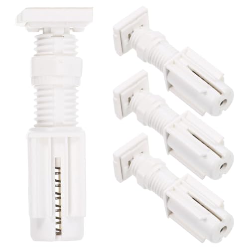 IMIKEYA 4pcs Louver Blind Brackets No Drill Mounting Brackets for Windows Universal Fit Easy Installation