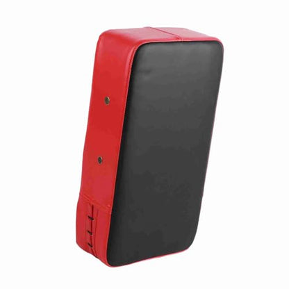 Estink Taekwondo Punching Pads PU Leather Kicking Pad 40 X 20 X 10 Cm with Metal Hole Grip Bar and 5 Cm Elastic Band for Boxing Kick Training Adults and Teens - color: Red