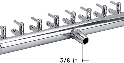 Aquarium Air Valve 10 Way Aquarium Fish Tank Inline Manifold Air Flow Pump Tubing Splitter Lever Control Valve