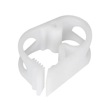 10Pcs White Plastic Tubing Clamps 1/4" - 1/2" Adjustable Tube Clamp Laboratory Pinch Valve Flow Control Hose Clamp for Beer Bottle and Infusion Bottle，Lab Instruments and Equipment