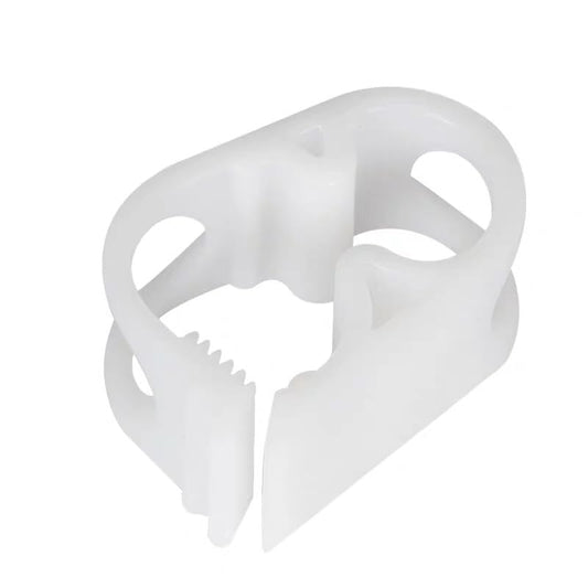10Pcs White Plastic Tubing Clamps 1/4" - 1/2" Adjustable Tube Clamp Laboratory Pinch Valve Flow Control Hose Clamp for Beer Bottle and Infusion Bottle，Lab Instruments and Equipment