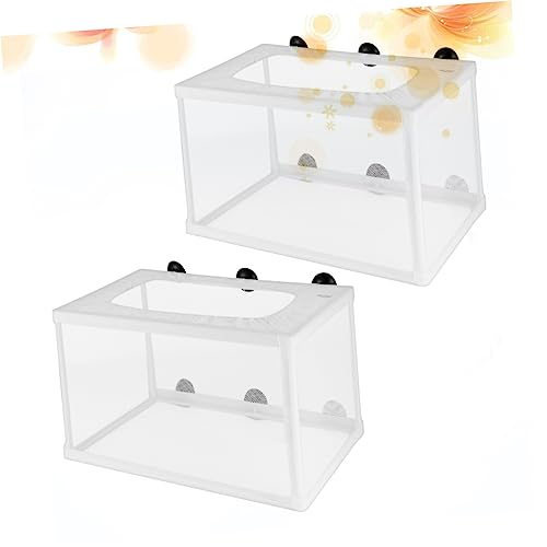 BESPORTBLE 2pcs Fish Breeder Net for Aquarium Hatchery Incubator Cups for Fry Isolation and Increased Survival Rate Fish Tanks