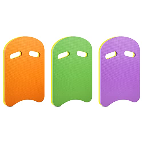 Kickboard Swimming Training Kick Board U Design Summer Aid Float Equipment EVA Foam with Integrated Hole Handle for Water Pool Accessories - color: Orange, Green, Purple