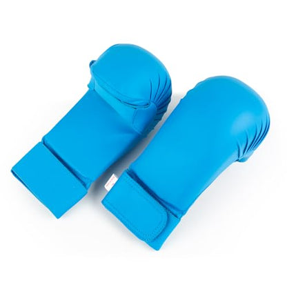 Premium Karate Boxing Gloves for Men & Women - color: Blue, size: Medium