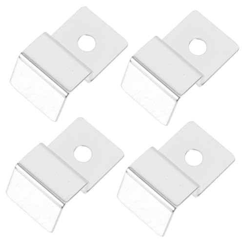 Happyyami 5sets Fish Tank Lid Rack Durable Glass Cover Holders for Aquarium Accessories 4pcs*5