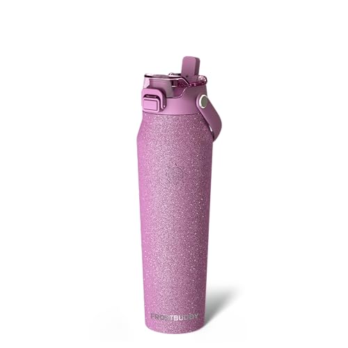 Frost Buddy 32oz Insulated Water Bottle - Straw & Chug Lid - Leak-Proof - color: Aurora, size: 32 Ounces