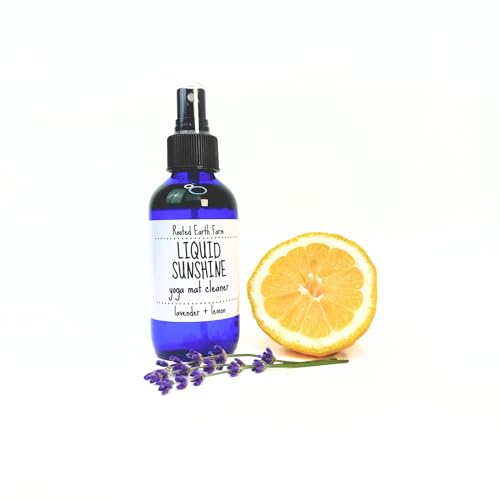 Liquid Sunshine Yoga Mat Cleaner Spray - 4 fl oz - Pilates Mat Cleanser