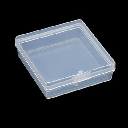 12 Pack Clear Rectangular Plastic Beads Storage Containers Box (2.13 x 2.09 x 0.67 Inch), Bead Organizers for Small items, Crafts, Beads, Coins, Jewelry and Business Cards - size: 2.13 x 2.09 x 0.67 Inch