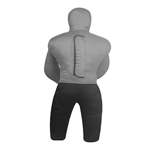 DALLX Kids Grappling Dummy for Fitness Training Practice Wrestling Judo Karate MMA Punching Dummy for Kids Jiu-Jitsu - UNFILLED - color: Grey