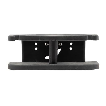 Extreme Max 3005.5689 Adjustable 2-Drink Mug Cup & Can Holder for Horizontal and Vertical Round Pontoon Rails - Black