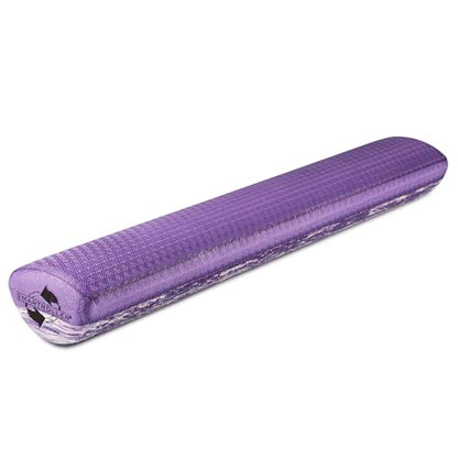 OPTP SMARTROLLER – Two-in-One Moderately Firm Foam Roller, Purple, 36"