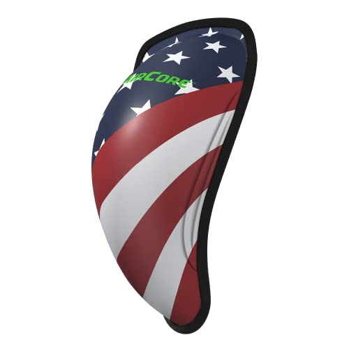 Shock Doctor Mens Athletic Cup with AirCore Technology, Lightweight and Comfortable Protection - color: Stars and Stripes, size: Medium