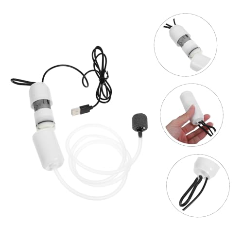 VICASKY Silent USB Air Pump Portable Oxygen for Fish Tanks Aquariums Aquatic Plants Compact Quiet USB Powered Oxygen Pump for Enhanced Water Quality