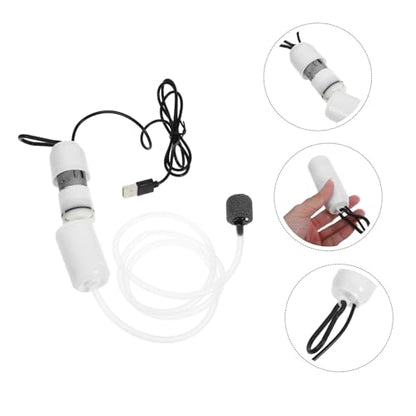 VICASKY Silent USB Air Pump Portable Oxygen for Fish Tanks Aquariums Aquatic Plants Compact Quiet USB Powered Oxygen Pump for Enhanced Water Quality