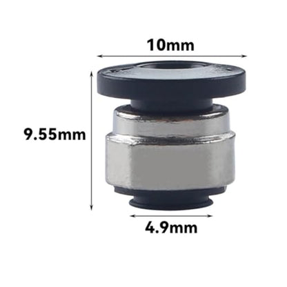 3D Printer Ptfe Tube Connector 3D Filament Tube Connector 4mm Tube Connector Filament Connector Ptfe Tube Connectors for Bambu A1 Bowden Tube Connector, Inlet Pneumatic Fitting for X1/P1P/P1S-6Pcs 4mm