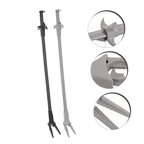 2pcs Clip Feeder Aquarium Lid Electric Drain Artificial Heater Aquarium Tongs Light Pond Pool Aquarium Kit Fountain Pet Live Plants for Fish Tank Tweezers Pump Plastic