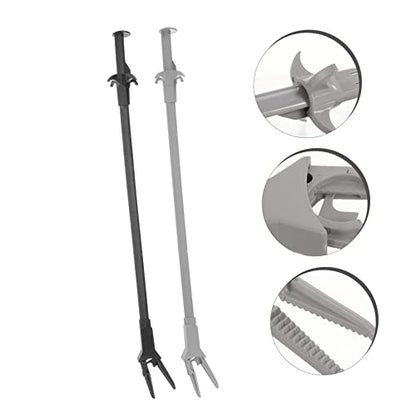 2pcs Clip Feeder Aquarium Lid Electric Drain Artificial Heater Aquarium Tongs Light Pond Pool Aquarium Kit Fountain Pet Live Plants for Fish Tank Tweezers Pump Plastic