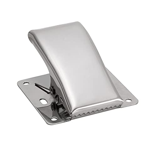 Fish Tail Clip, Fillet Clamp Picnic DIY Fish Tail Clip Stainless Steel with Screw Deep-jaw Home