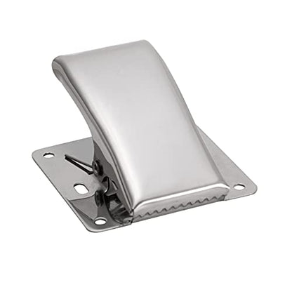 Fish Tail Clip, Fillet Clamp Picnic DIY Fish Tail Clip Stainless Steel with Screw Deep-jaw Home