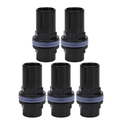 5Pcs PVC Aquarium Pipe Connectors Hexagonal Ends with Rubber Seal for Fish Tank Tubing Leak-Proof Air Pump Fittings(Inner Diameter 20mm) - size: Inner Diameter 20mm