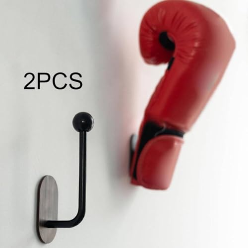 2 Pieces Boxing Glove Wall Hook Gear Organizer Dryer Display Stand Vertical Storage Rack PP Material Universal Fit Suitable for Home Gym Boxing