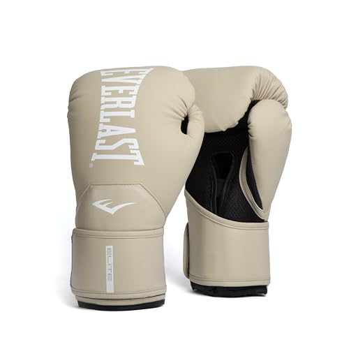 Everlast Elite 2 Boxing Gloves - color: Tan, size: 12 oz