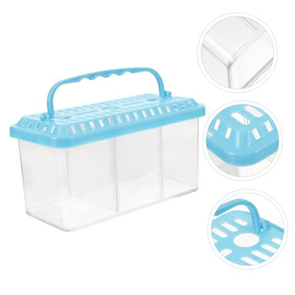 BESPORTBLE Fish Breeding Tank with Compartments Transparent Isolation Box for Tropical Fish Shrimp Detachable for Easy Use Safe Aquarium Breeder Box