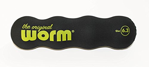 The Original Worm-Combines Massage Balls & Foam Roller for Neck, feet, Back, Shins, Calves, hips, Glutes. Portable. Great Travel Roller for Plane and car. Easy to use. - color: Black, size: Small-6.3