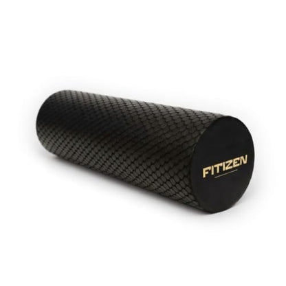 Foam Roller for Muscle Massage, Stiff Back Pain Relief, Physical Therapy, Deep Tissue, Exercise Equipment for Home Gym, Stress, Yoga, Pilates for the Fit Citizen (Black, Mini 12 x 4 Inches) - size: Mini 12 x 4 Inch