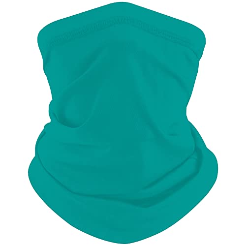 ARMORAY Face Mask Washable & Reusable Balaclava Neck Gaiter-Sun Protection Bandana Scarf Masks for Men & Women Hiking Fishing - color: Teal