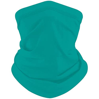 ARMORAY Face Mask Washable & Reusable Balaclava Neck Gaiter-Sun Protection Bandana Scarf Masks for Men & Women Hiking Fishing - color: Teal