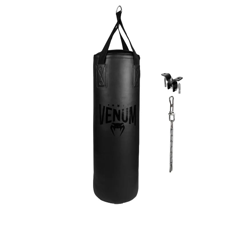 Venum Origins Punching Bag (Ceiling Mount Included) - color: Black/Black