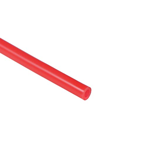 uxcell Silicone Tubing, 5/32"(4mm) ID x 9/32"(7mm) OD 6.6ft Rubber Tube Air Hose Water Pipe for Pump Transfer, Red - color: Red, size: 5/32" x 9/32"-6.6ft