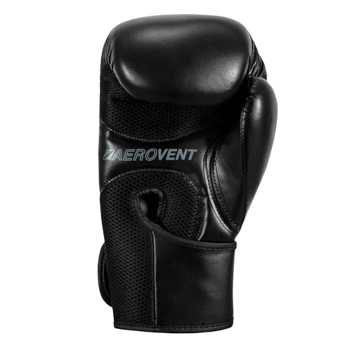 TITLE Boxing Vegan Fitness Bag Gloves - Vegan Punching Bag Gloves, Kickboxing Gloves, Heavy Bag Gloves, Boxing Gloves for Men and Women, Boxing, MMA, Kickboxing, Fitness, Taekwondo, Karate Equipment - color: Black, size: 16 oz