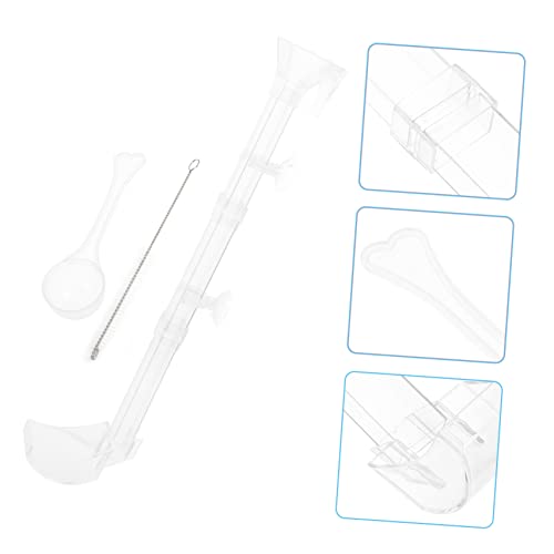 BESPORTBLE 1pc Fish Feeder Tube for Shrimp and Fish Sinking Bottom Tray Reduces Waste and Easy to Clean Feeding Accessory