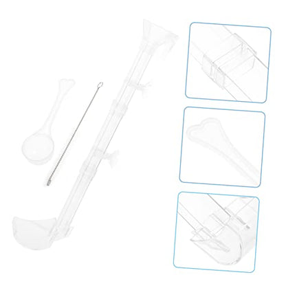 BESPORTBLE 1pc Fish Feeder Tube for Shrimp and Fish Sinking Bottom Tray Reduces Waste and Easy to Clean Feeding Accessory