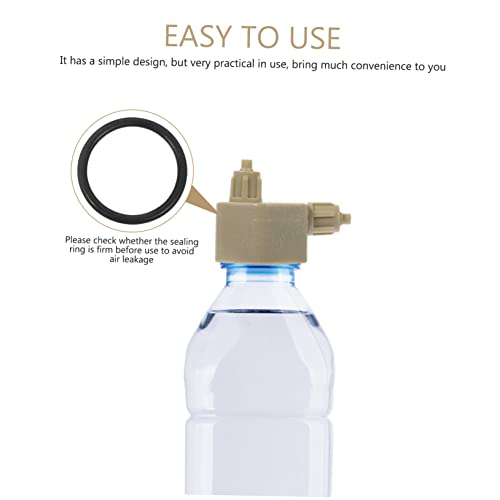 2pcs Bottle Cap Generator Kit for Aquarium Generator Bottle Caps Replacement Lids for Fish Tank Supplies