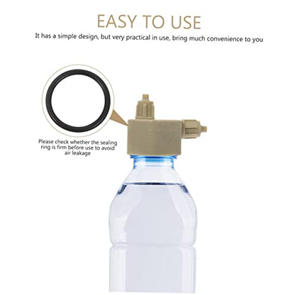 2pcs Bottle Cap Generator Kit for Aquarium Generator Bottle Caps Replacement Lids for Fish Tank Supplies