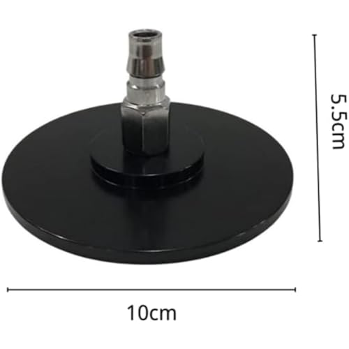 Vac-U-Lock Suction Cup Adapter Quick Connect Device Accessories for Cupping Machine Durable Aluminum 3.94 Inch Strong Suction Cups Compatible with Vac U Lock Systems Replacement Parts (Brown) - color: Brown