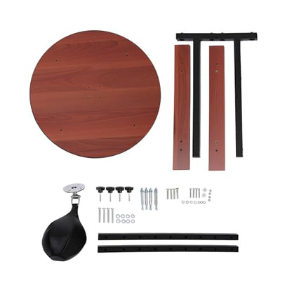 Speed Bag Platform Kit - Speed Bags for Boxing, Wall Mount Boxing Training Equipment for Training, Exercise, Fitness, Adjustable Height