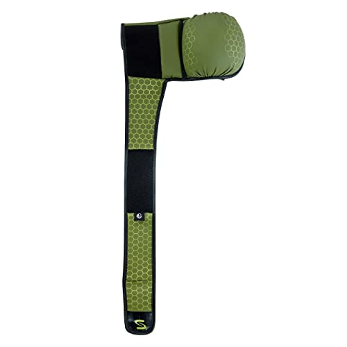 PFG Ultimate Series MMA Sparring Gloves - Boxing MMA Muay Thai Bag Work - color: Olive Green, size: Small-Medium
